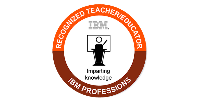 IBM Recognized Teacher / Educator badge